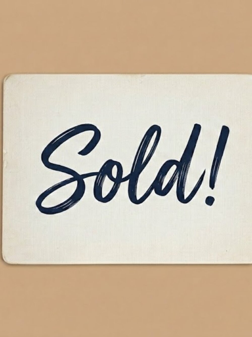 SOLD
